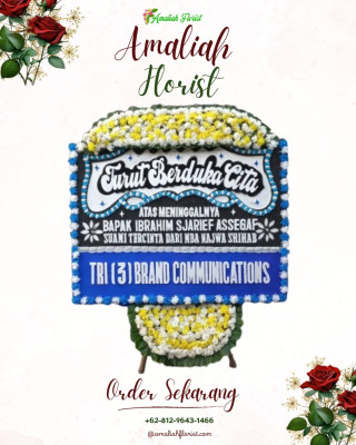 Papan Bunga Duka di Tombulu