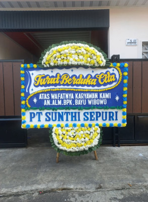 Papan Bunga Duka di Tombulu